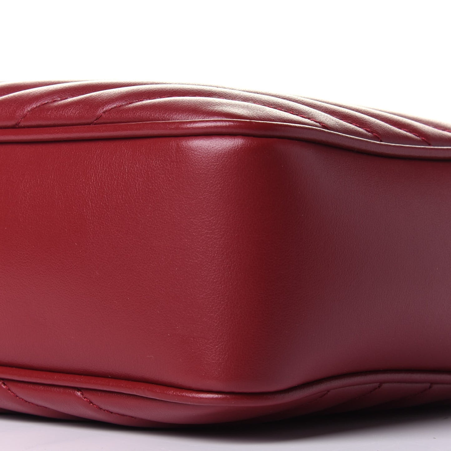 Calfskin Matelasse Monogram Lou Camera Bag Red