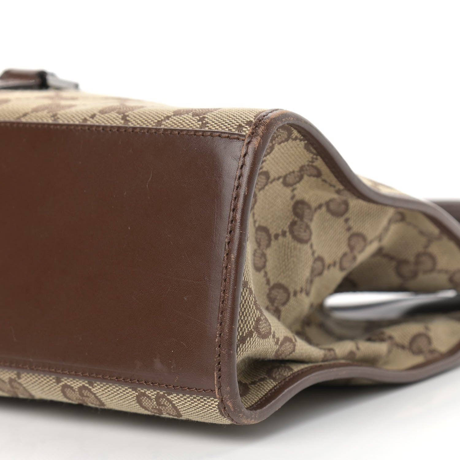 Gucci Monogram Small Bardot Bag Brown 9 of 11