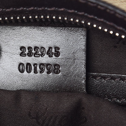 Gucci Monogram Large GG Twins Hobo Dark Brown 7 of 9