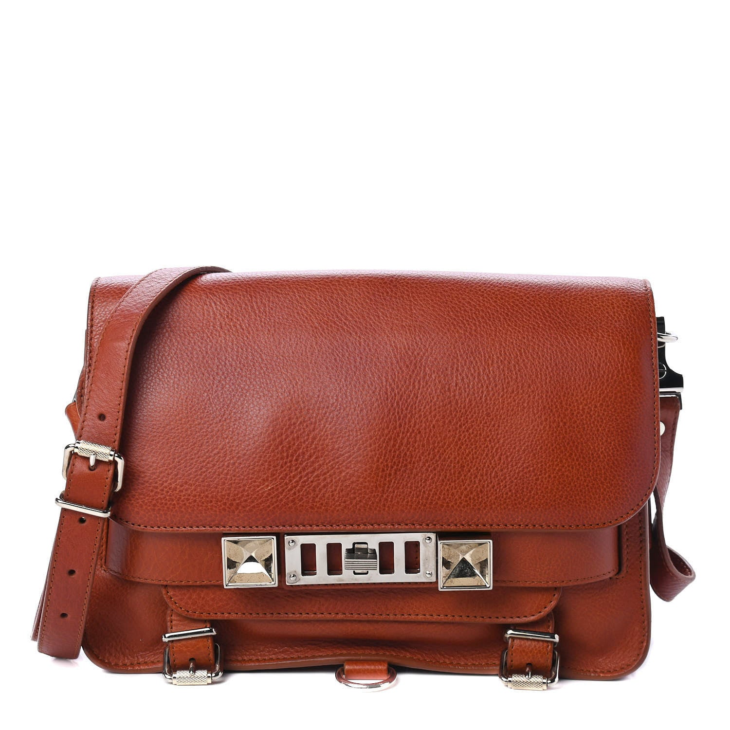 Proenza Schouler Calfskin PS11 Classic Shoulder Bag Saddle 1 of 4
