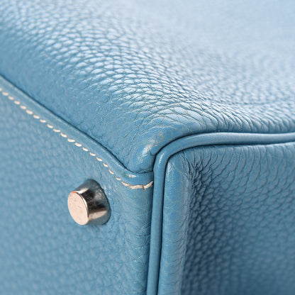 Hermes Togo Kelly Retourne 32 Blue Jean 42 of 43