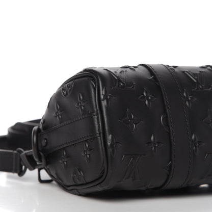 Louis Vuitton Monogram Seal Keepall XS Black 6 of 9