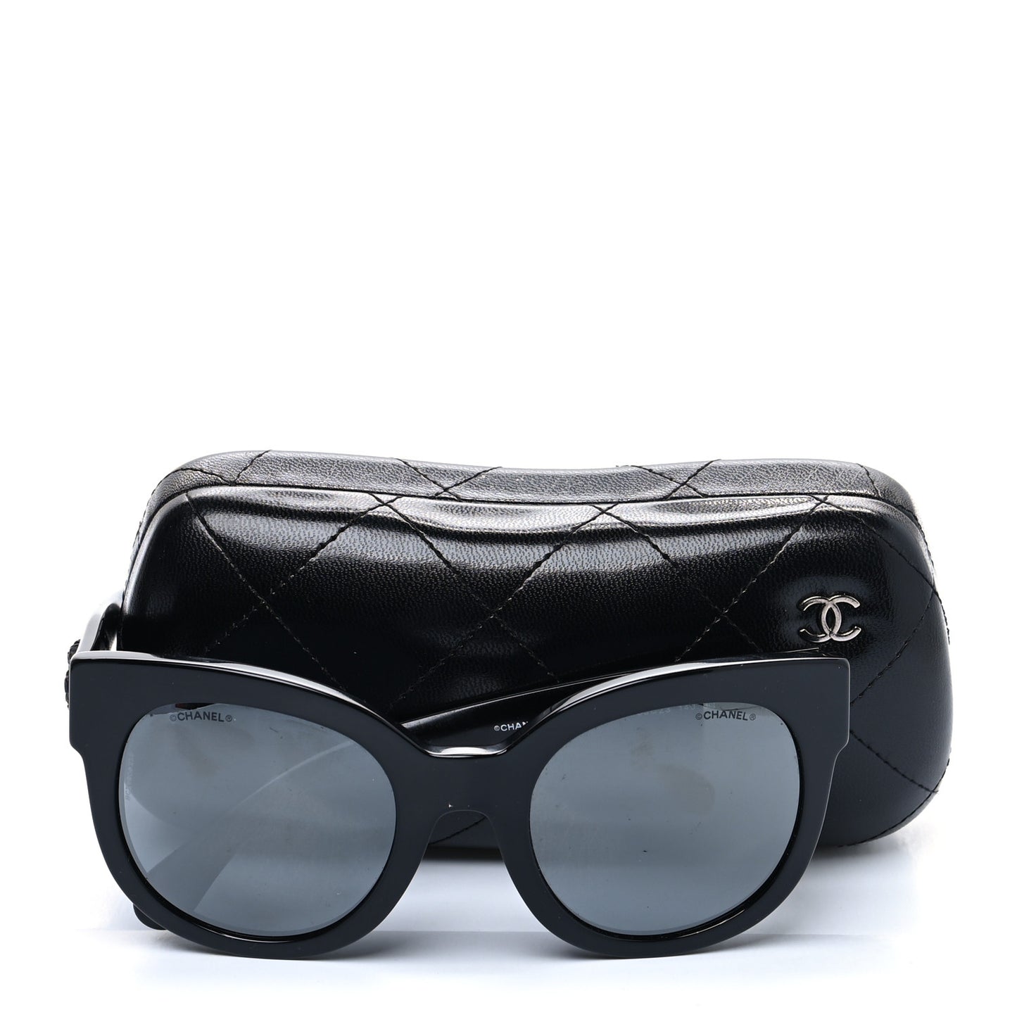 Acetate Butterfly Signature CC Sunglasses 5358 Black