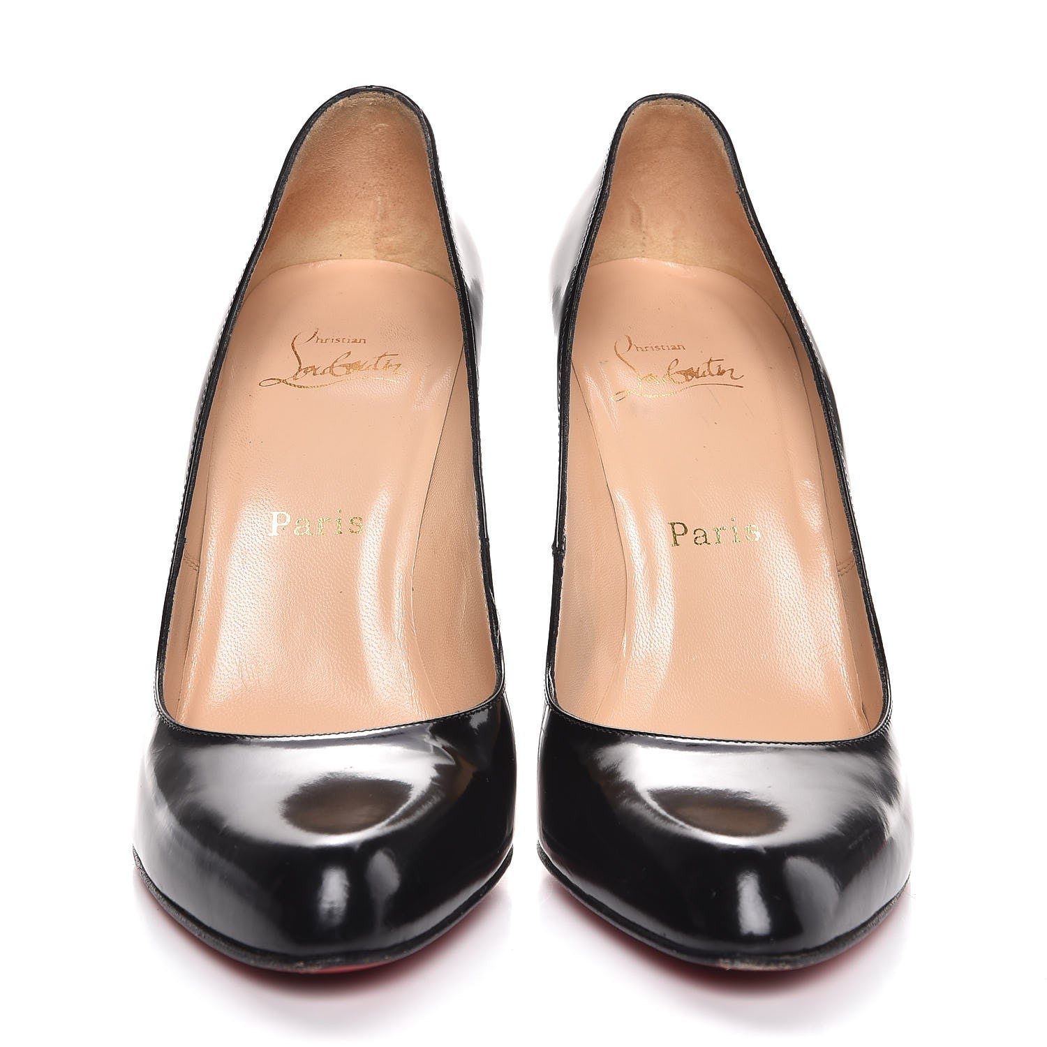 Christian Louboutin Patent Decollete 868 100 Pumps 40.5 Black 2 of 11