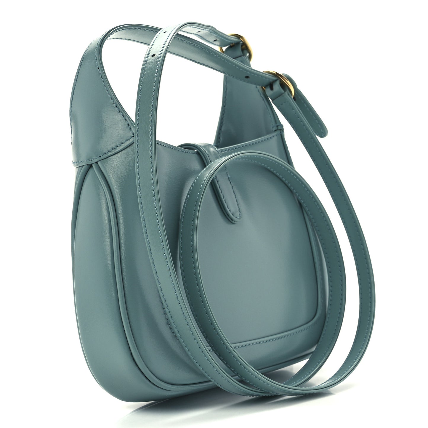 Boarded Dyana Lux Calfskin Mini Jackie 1961 Hobo Dusty Azure