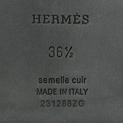 Hermes Woolskin Oran Sandals 36.5 Rose Du Desert 7 of 8