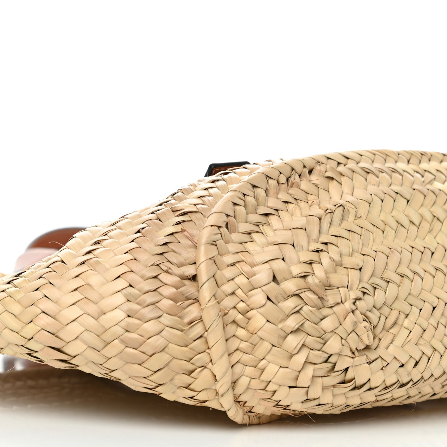 Raffia Large Basket Tote Bag Natural Tan