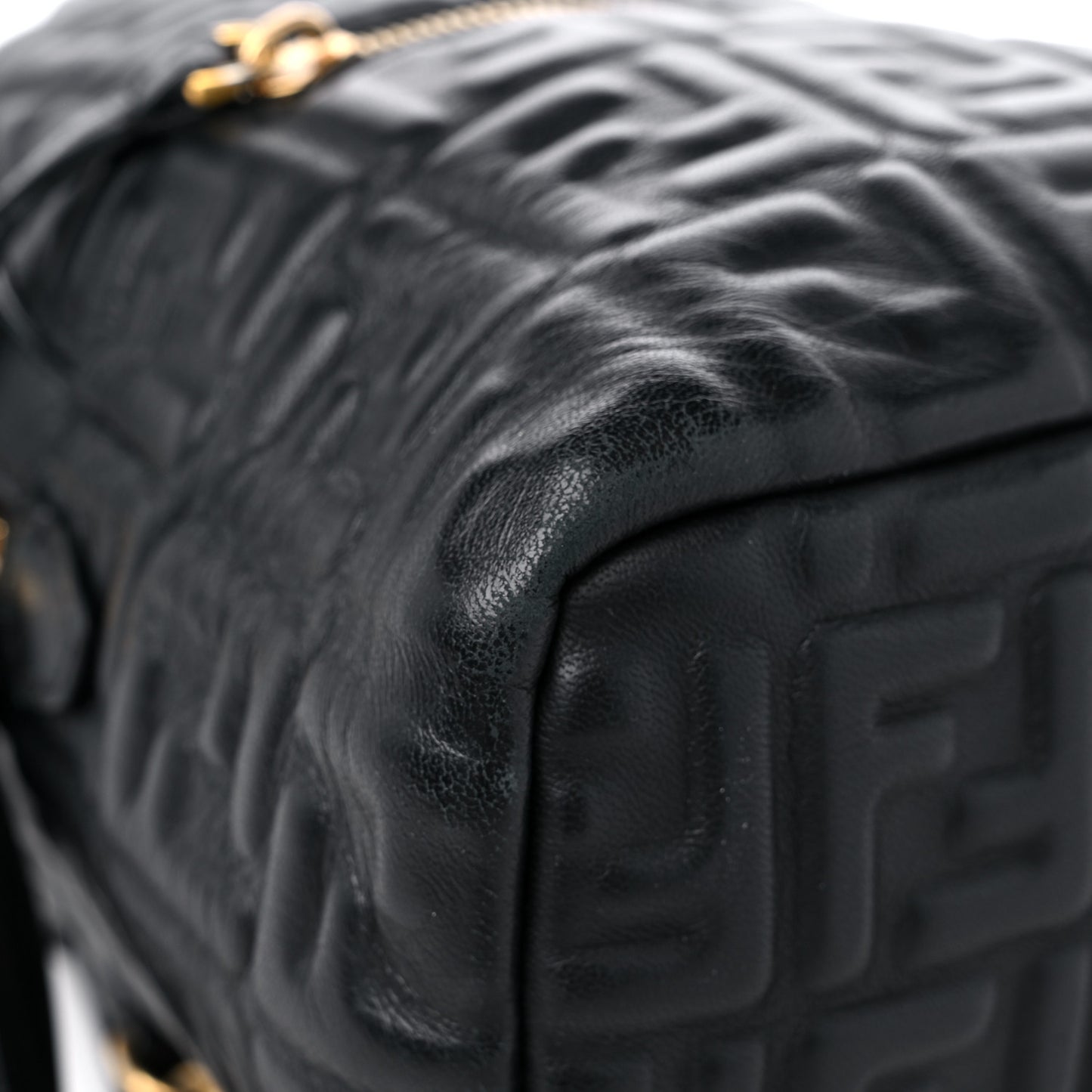 Nappa FF 1974 Embossed Mini Backpack Black