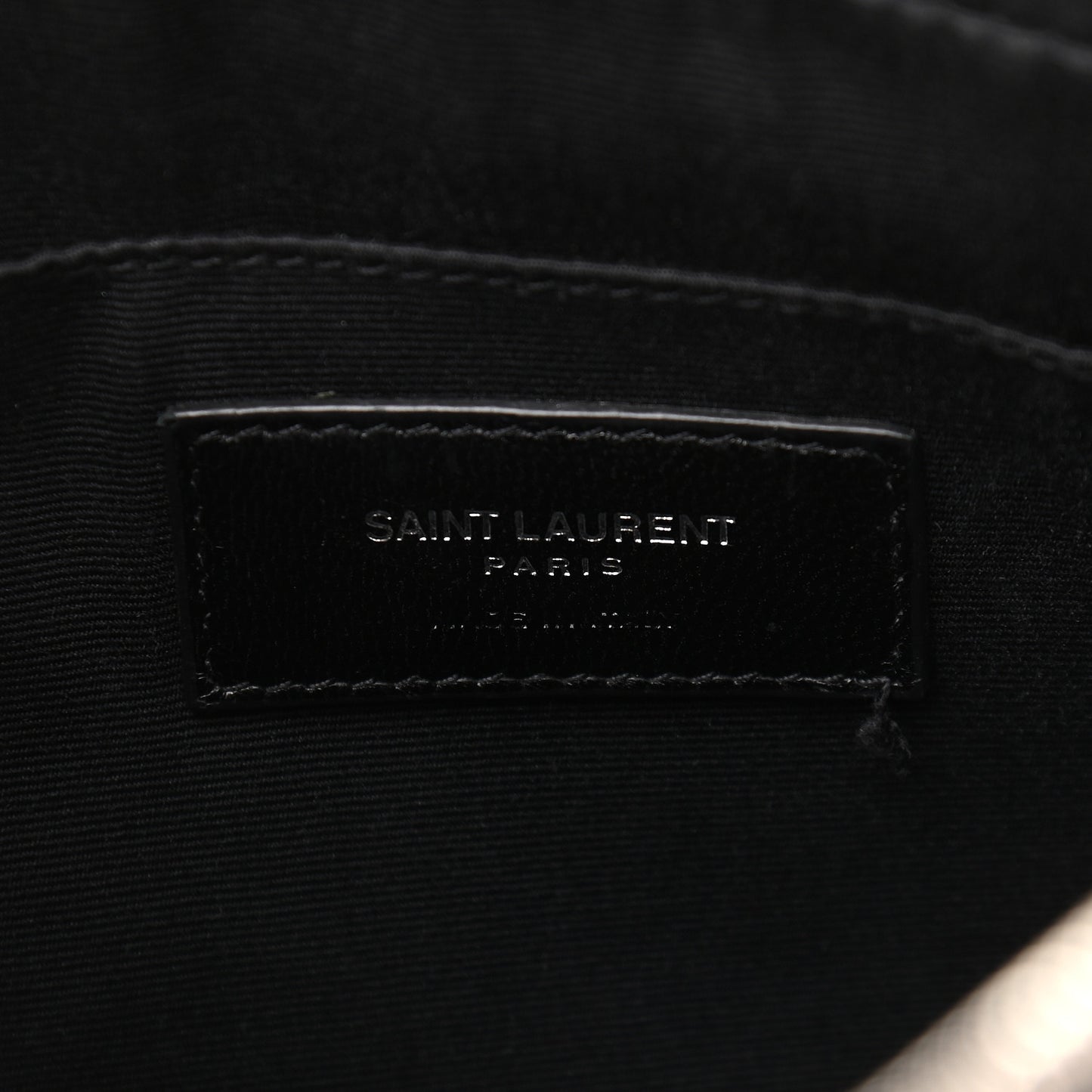 Lambskin Monogram Small Lou Camera Bag Black