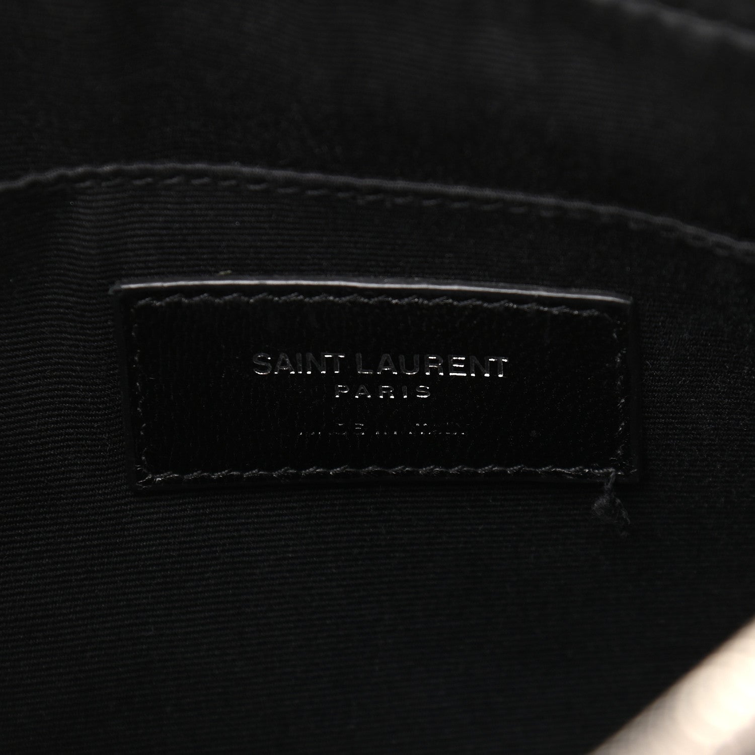 Saint Laurent Lambskin Monogram Small Lou Camera Bag Black 6 of 13