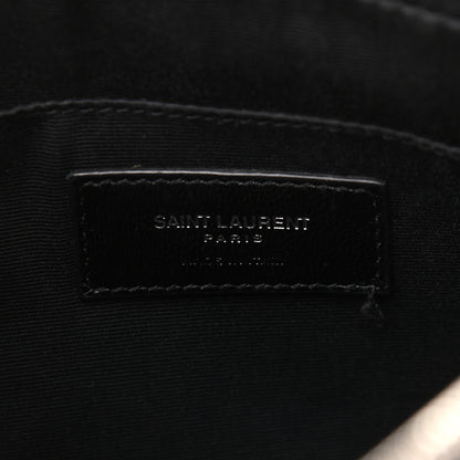Saint Laurent Lambskin Monogram Small Lou Camera Bag Black 6 of 13
