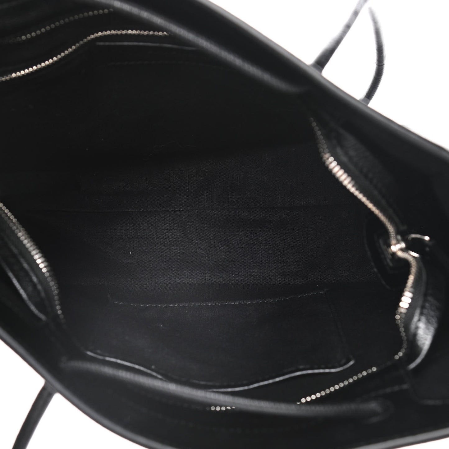 Calfskin Logo Small Shopping Black