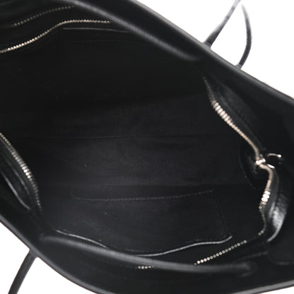 Balenciaga Calfskin Logo Small Shopping Black 5 of 14