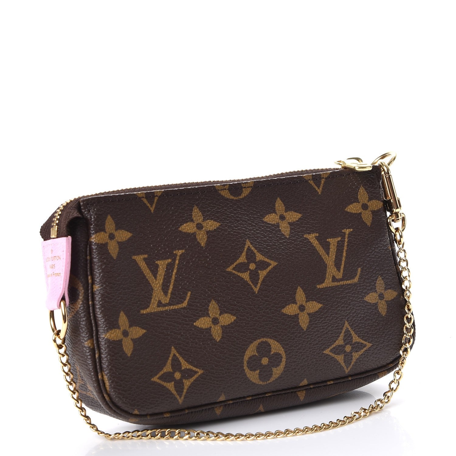 Louis Vuitton Monogram 2016 Christmas Animation Mini Pochette Accessories Rose Ballerine 3 of 8