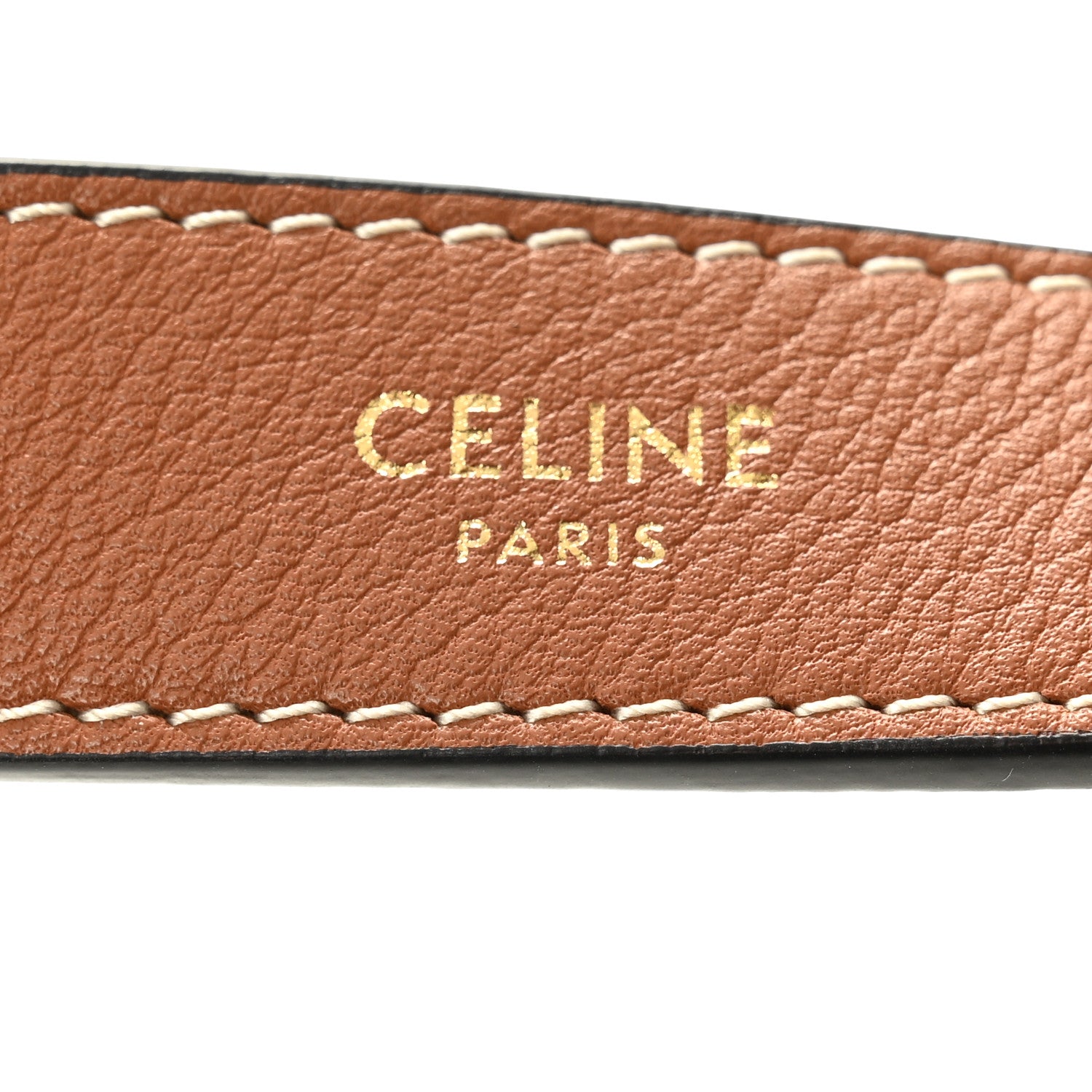 Celine Supple Calfskin Medium Triomphe Heloise Shoulder Bag Tan 6 of 12