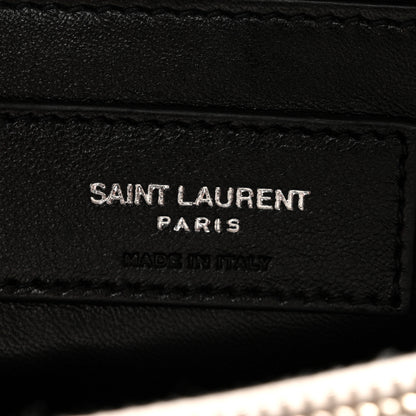 Saint Laurent Calfskin Y Quilted Monogram Small Loulou Chain Satchel Ivory 7 of 11