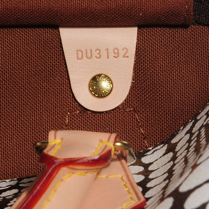 Louis Vuitton Monogram Kusama Town Speedy 30 White 7 of 8