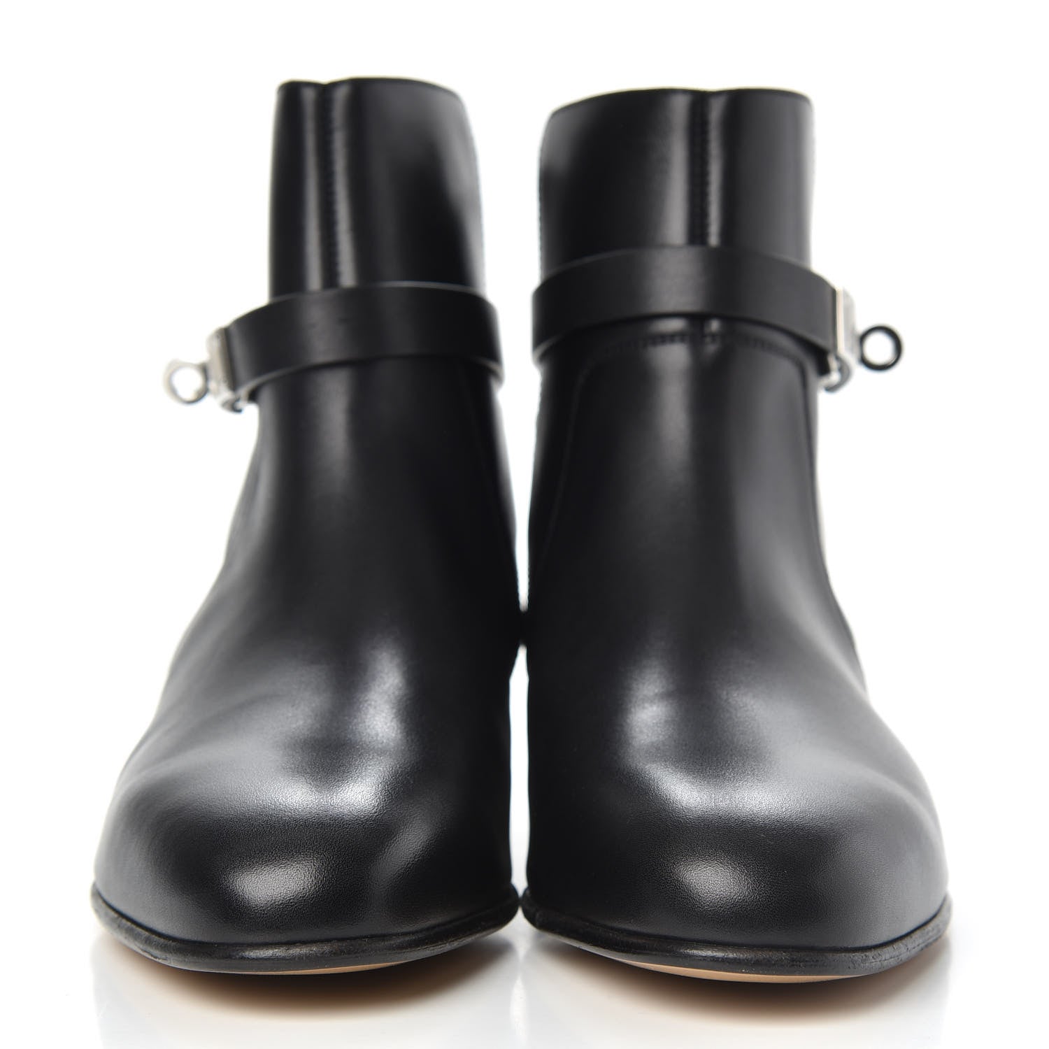 Hermes Calfskin Neo Low Boots 37 Black 2 of 8