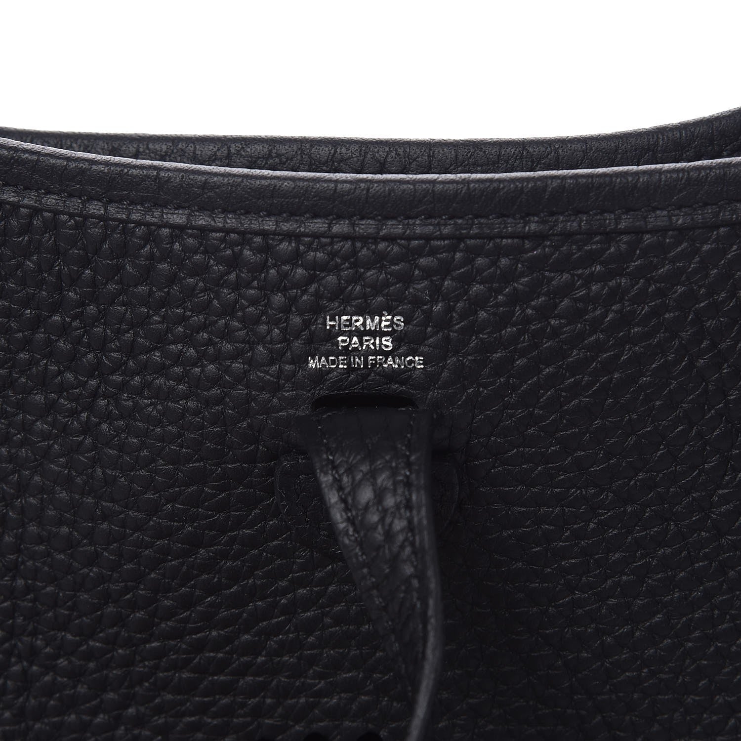 Hermes Taurillon Clemence Evelyne TPM Plomb 6 of 10