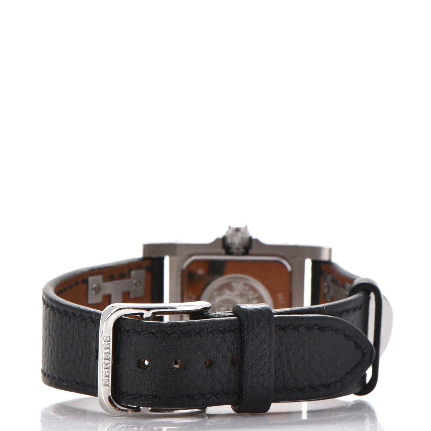Hermes Stainless Steel Epsom 23mm Medor Quartz Watch Noir 4 of 10