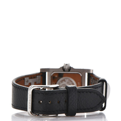 Hermes Stainless Steel Epsom 23mm Medor Quartz Watch Noir 4 of 10
