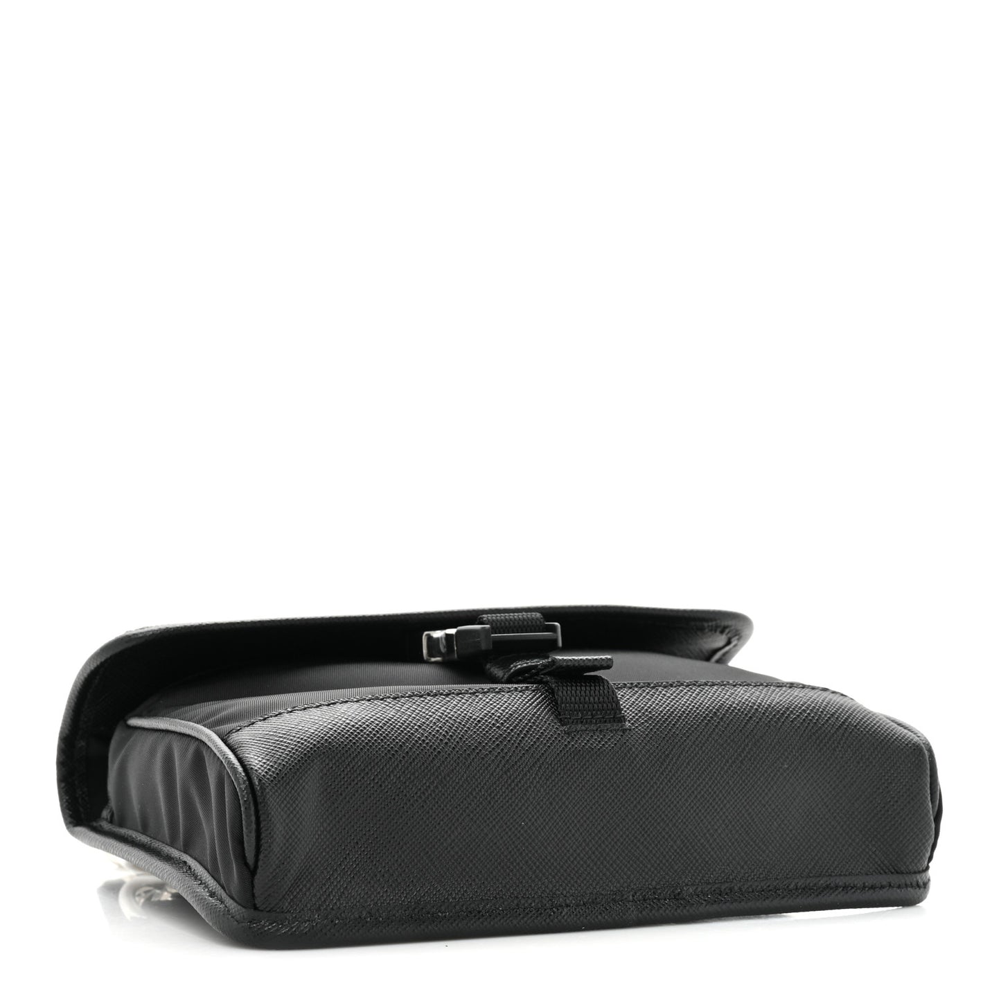 Re-Nylon Saffiano Smartphone Case Crossbody Black