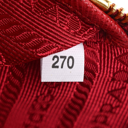 Prada Saffiano Lux Small Camera Crossbody Bag Fuoco 6 of 8