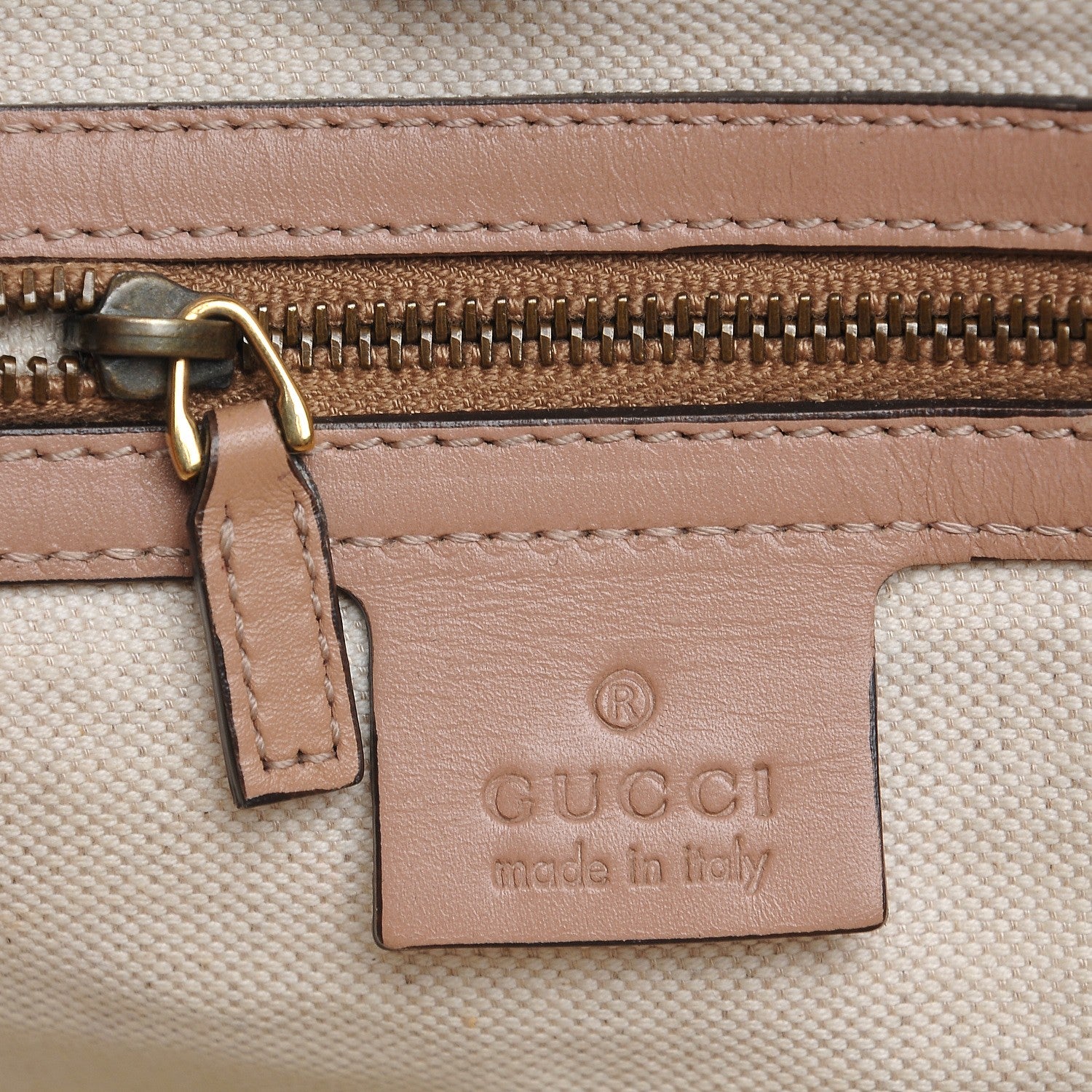 Gucci Monogram Medium Scarlett Studded Tote Pink 6 of 9