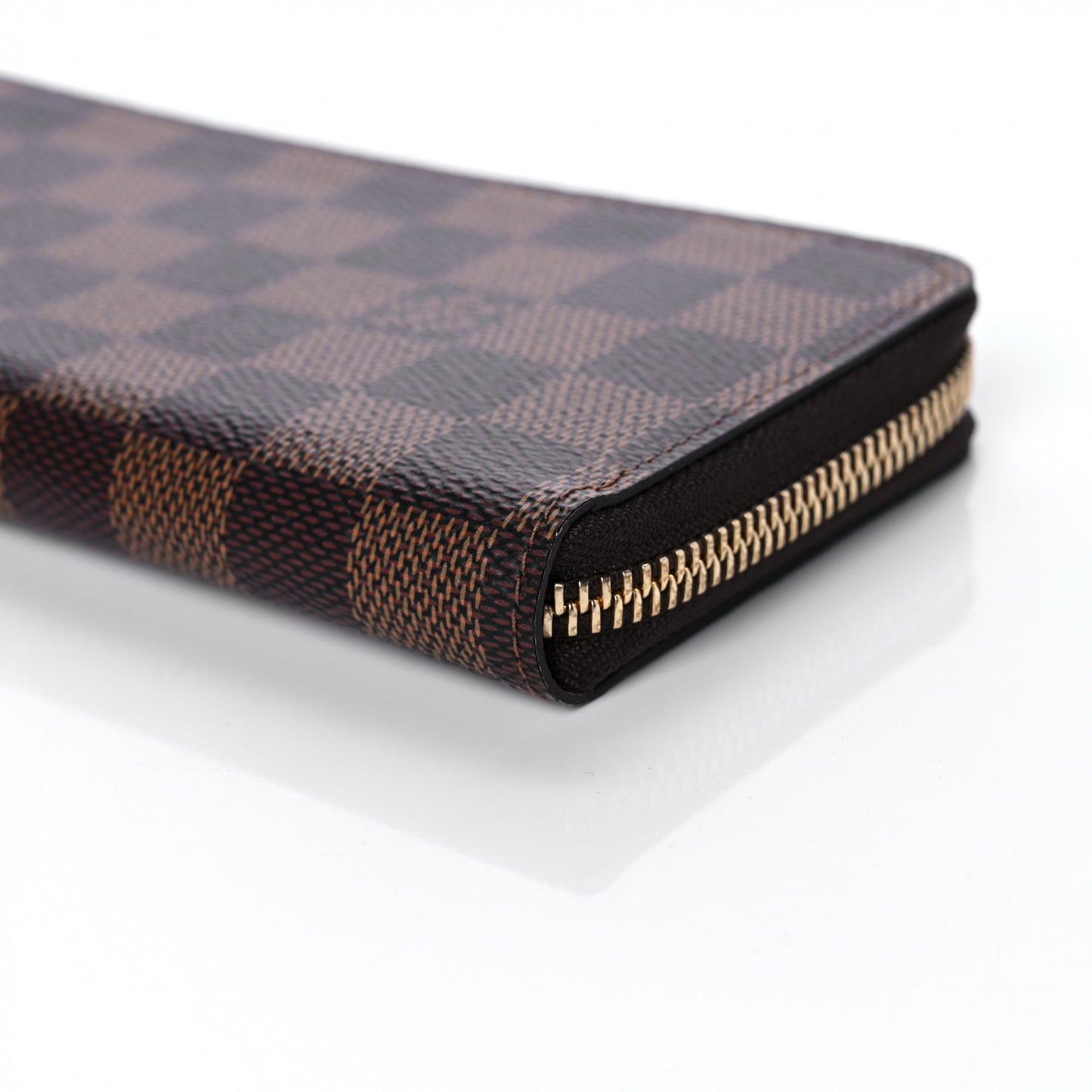 Damier Ebene Clemence Wallet Rose Ballerine