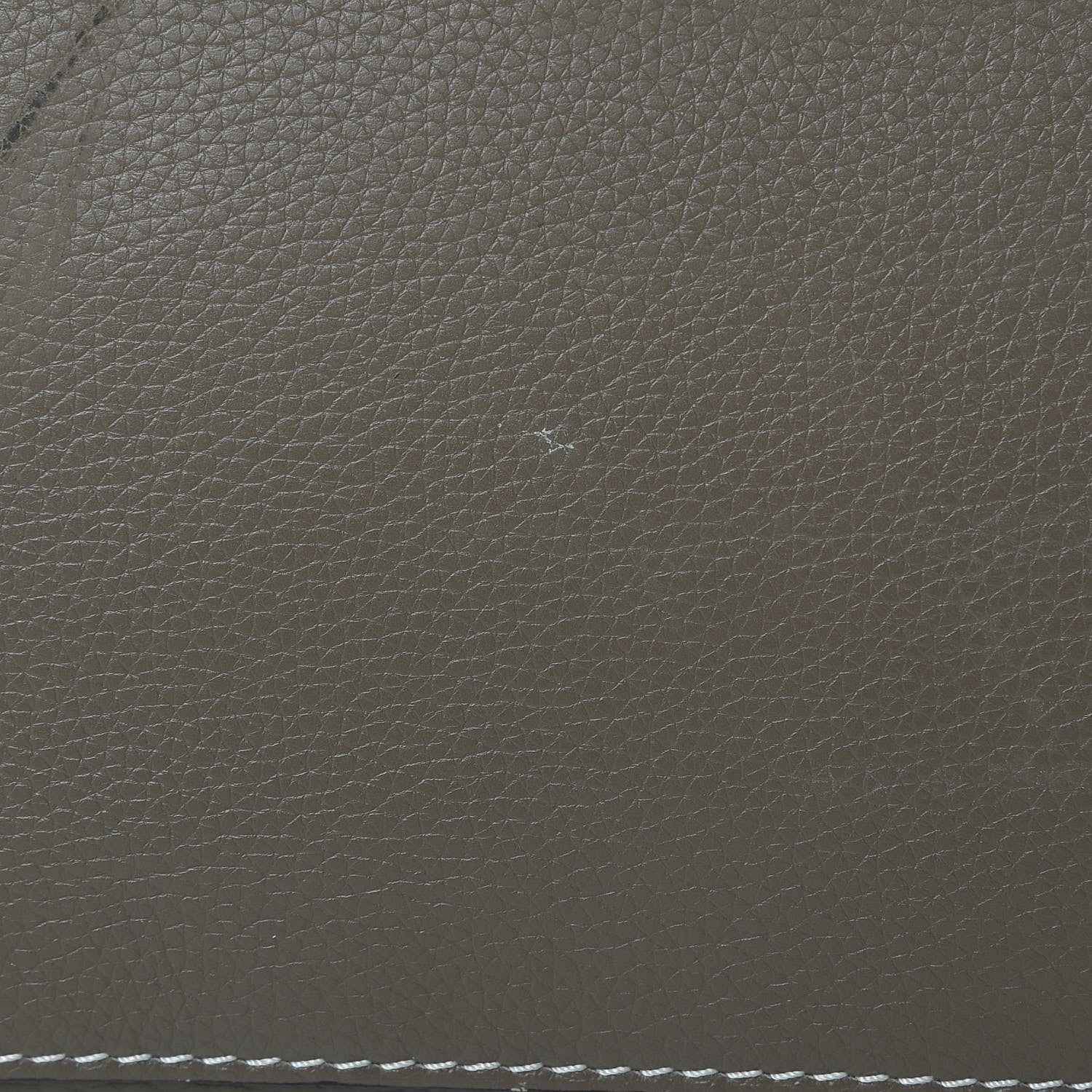 Celine Drummed Calfskin Mini Luggage Souris 8 of 15