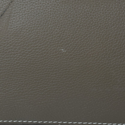 Celine Drummed Calfskin Mini Luggage Souris 8 of 15