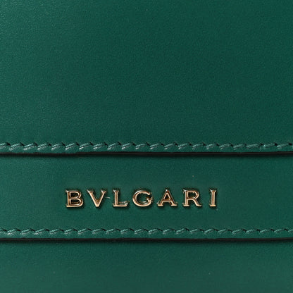 Bulgari Calfskin Small Serpenti Forever Snake Strap Crossbody Bag Emerald Green 7 of 10