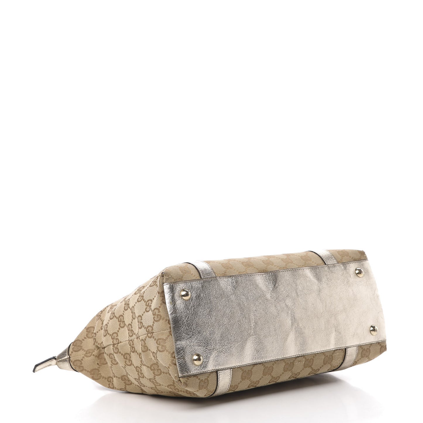 Monogram Medium Abbey Tote Metallic