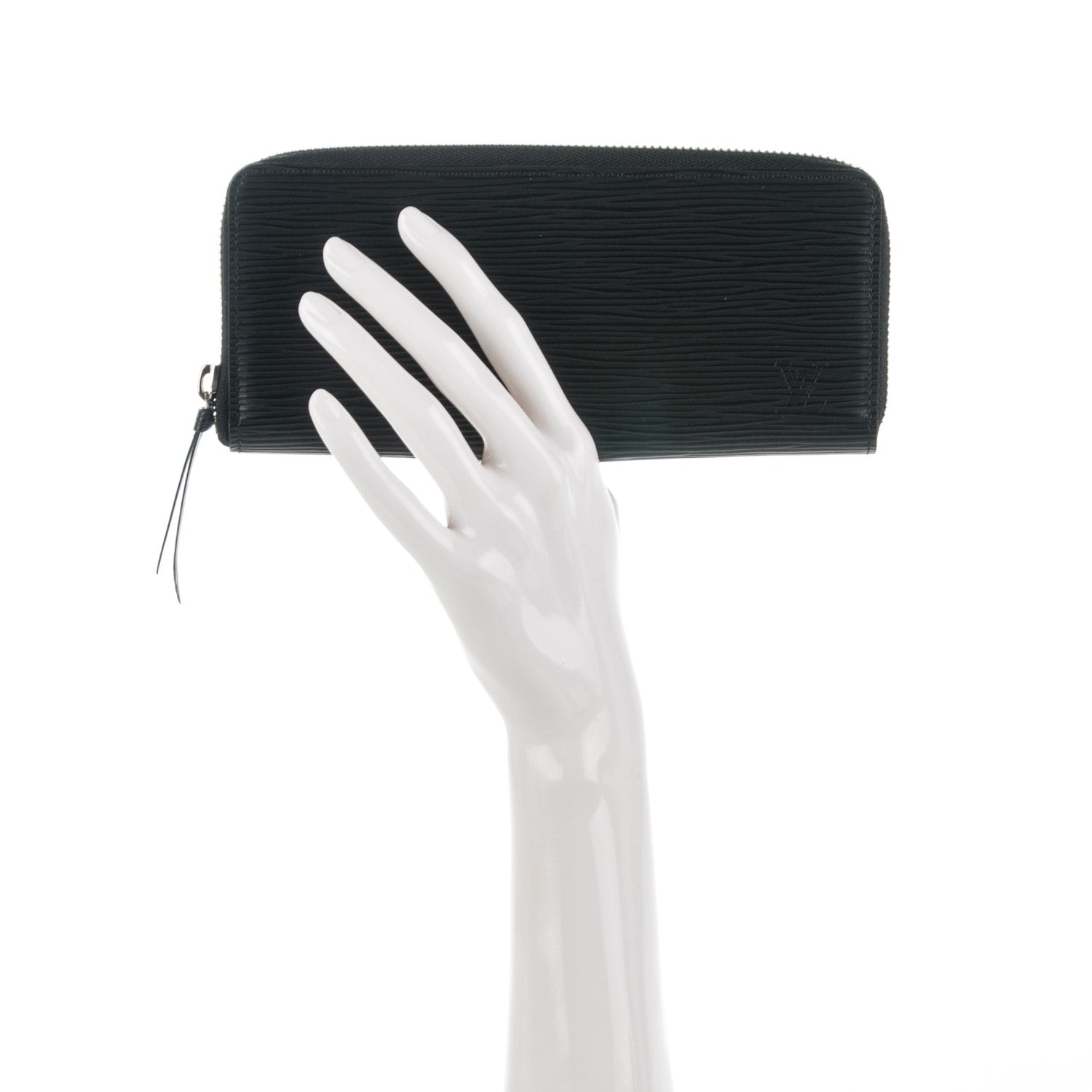 Louis Vuitton Epi Clemence Wallet Black 2 of 7