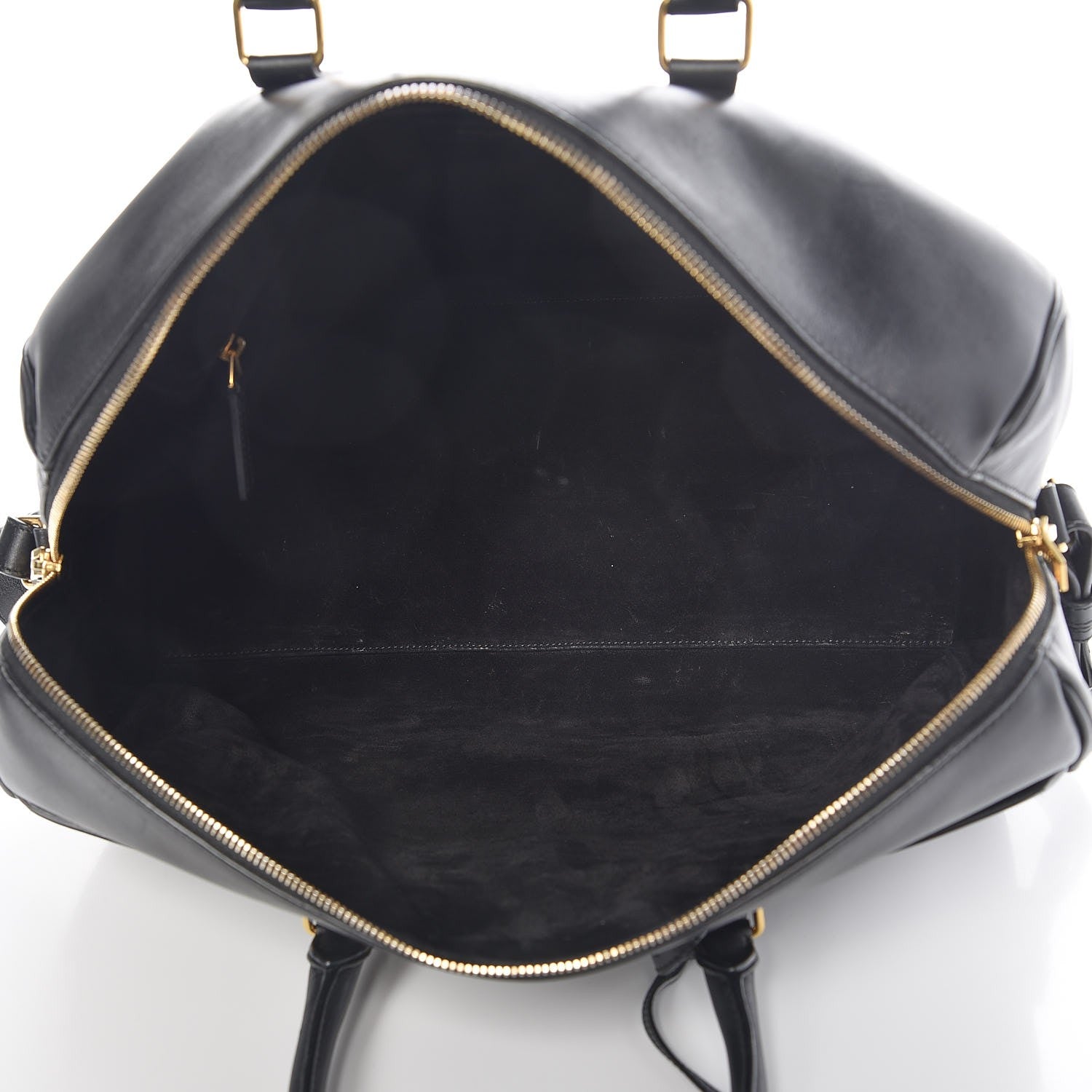 Saint Laurent Calfskin Classic Duffle 12 Black 6 of 10