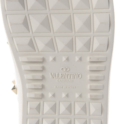 Valentino Garavani Calfskin Womens Rockstud Untitled Open Sneakers 41.5 White 10 of 13