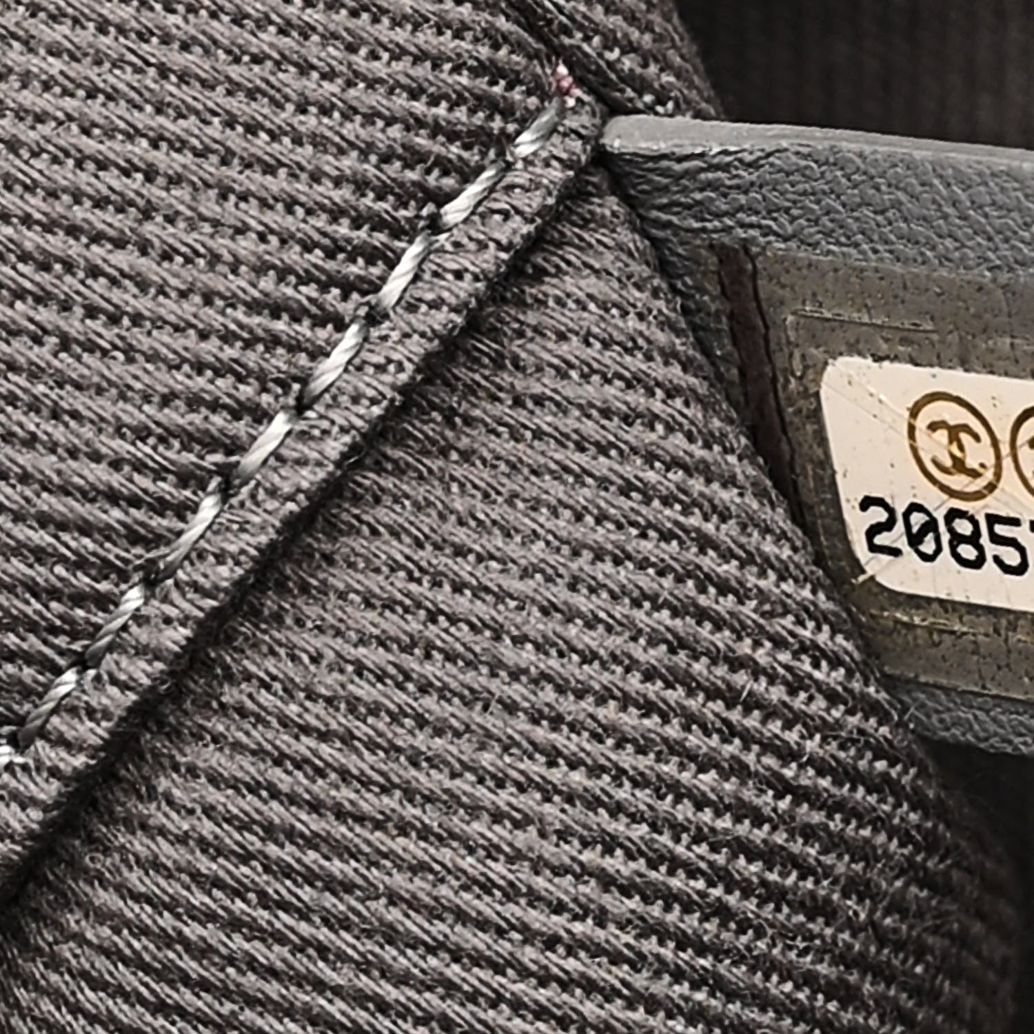 Chanel Mixed Fibers Small Deauville Tote Light Grey 7 of 10