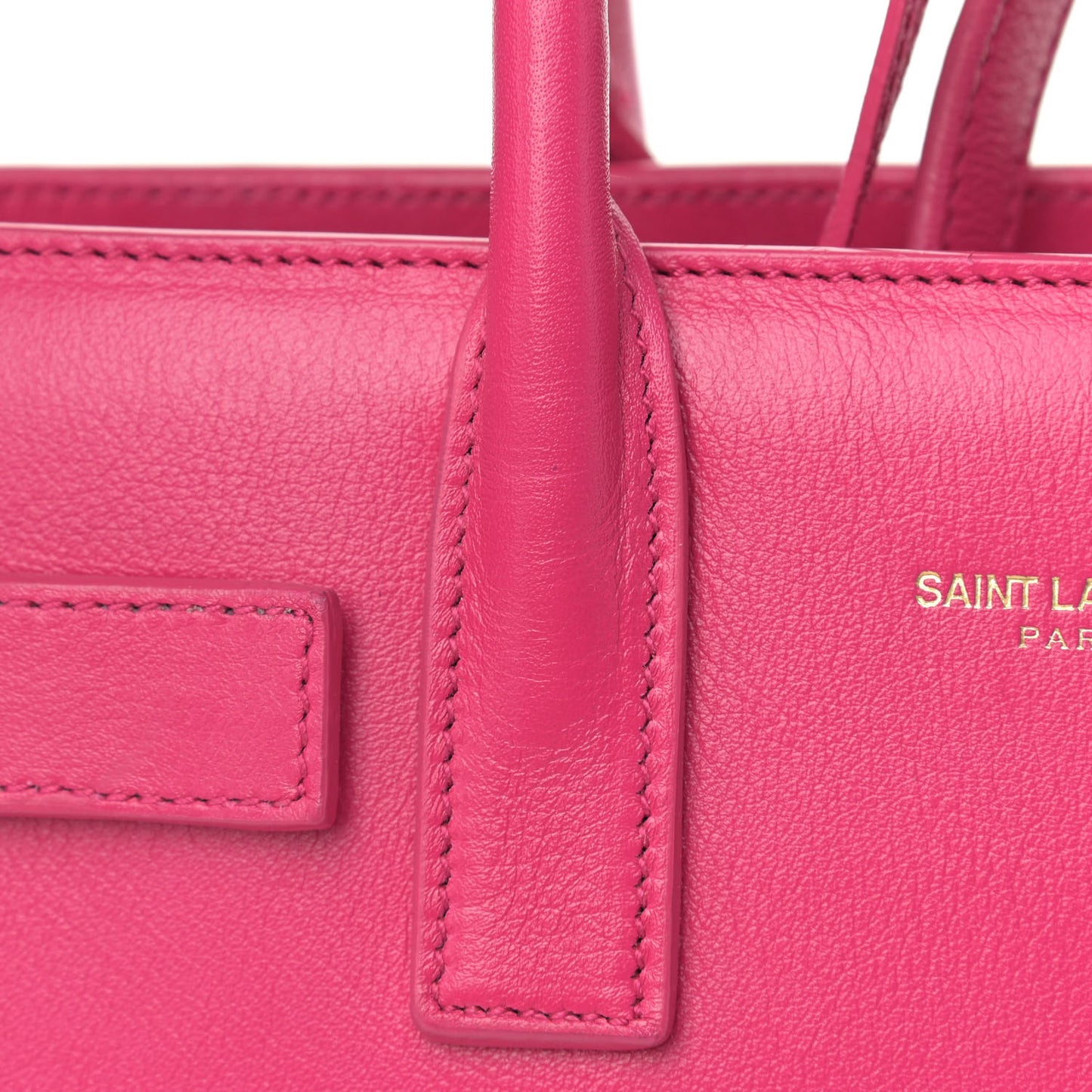 Calfskin Nano Sac De Jour Lipstick Fuchsia