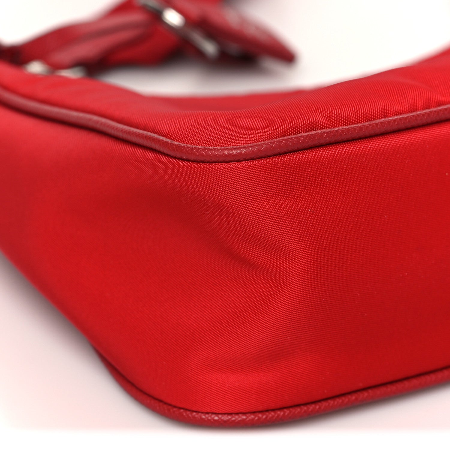 Prada Nylon Re-Edition 2005 Shoulder Bag  Rosso 8 of 9
