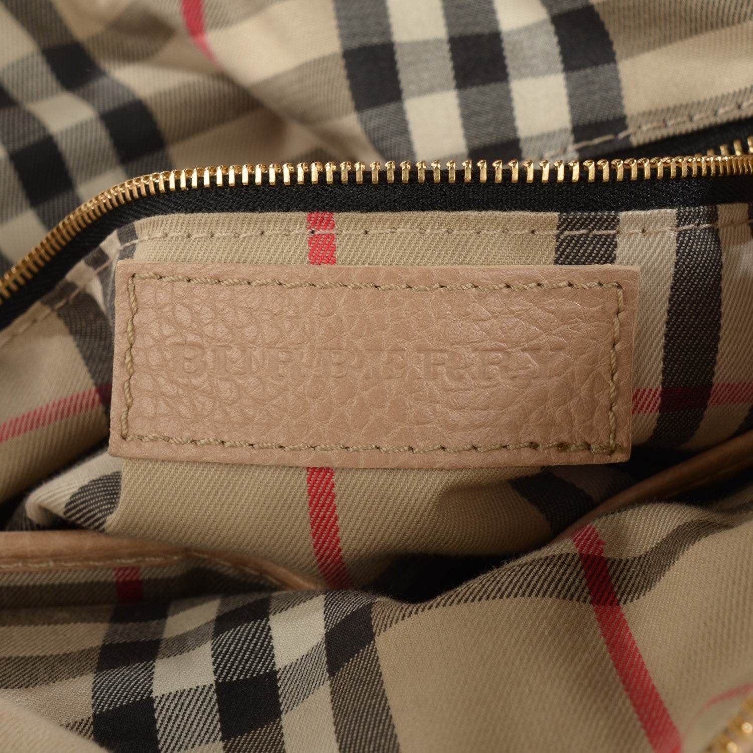 Burberry London Grainy Calfskin Small Greenwood Bowling Bag Light Nude 5 of 7