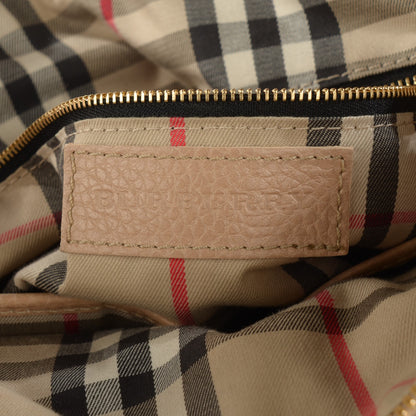 Burberry London Grainy Calfskin Small Greenwood Bowling Bag Light Nude 5 of 7