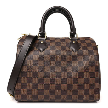 Louis Vuitton Damier Ebene Speedy Bandouliere 25 1 of 9
