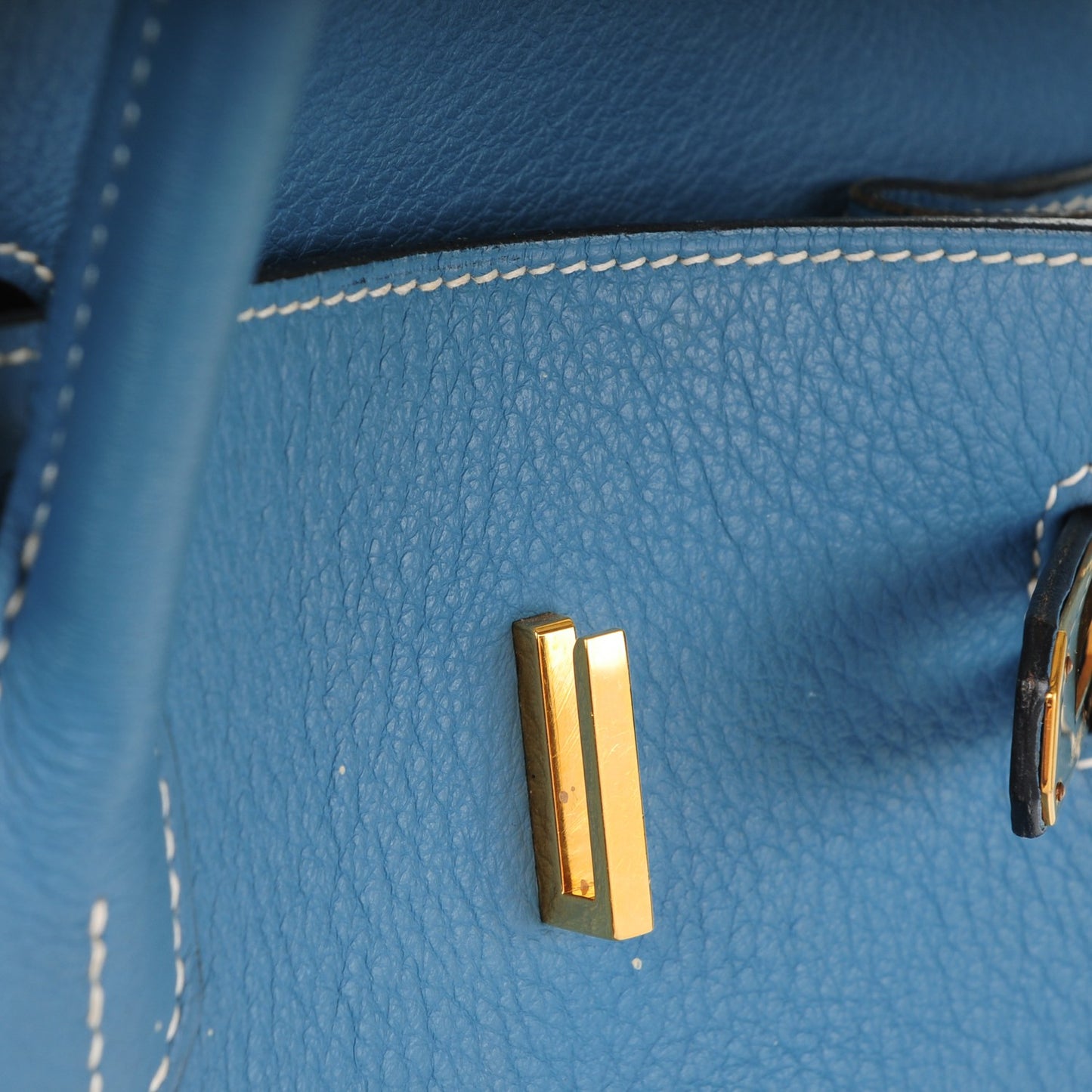 Togo Birkin 40 Blue Jean