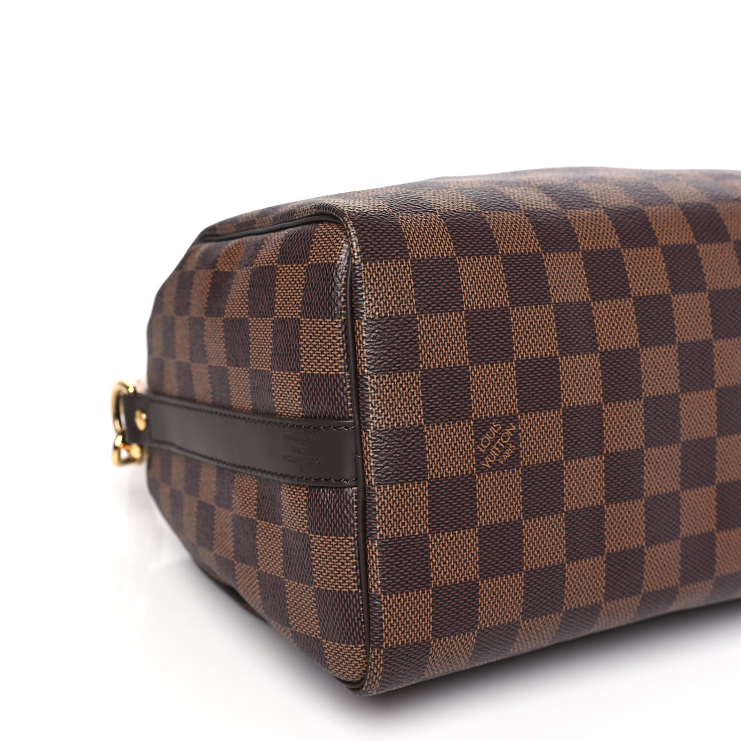 Damier Ebene Braided Speedy Bandouliere 25 Pink