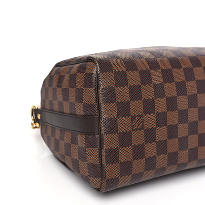 Louis Vuitton Damier Ebene Braided Speedy Bandouliere 25 Pink 7 of 9