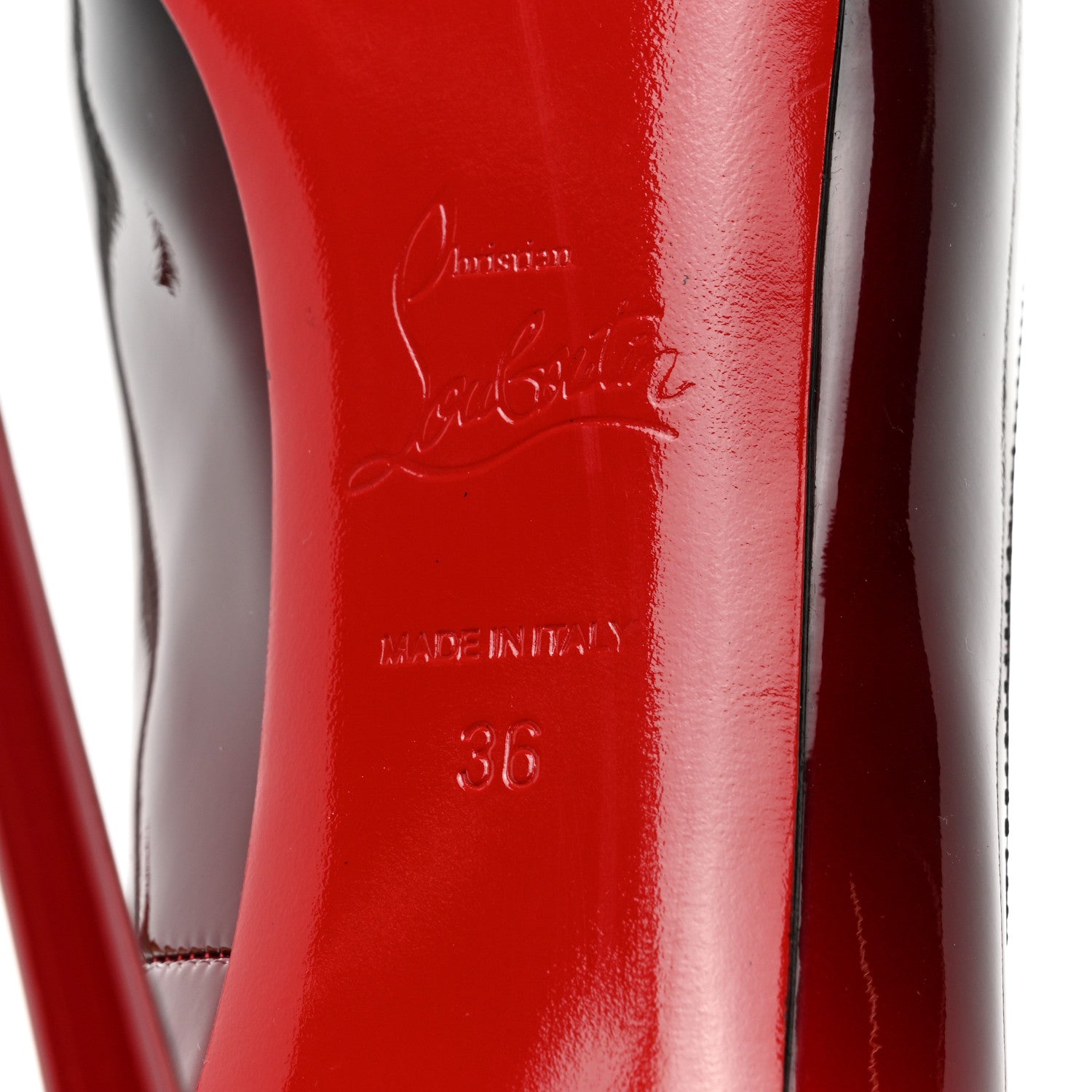 Christian Louboutin Patent Degrade New Very Prive 120 Pumps 36 Black Red 7 of 7
