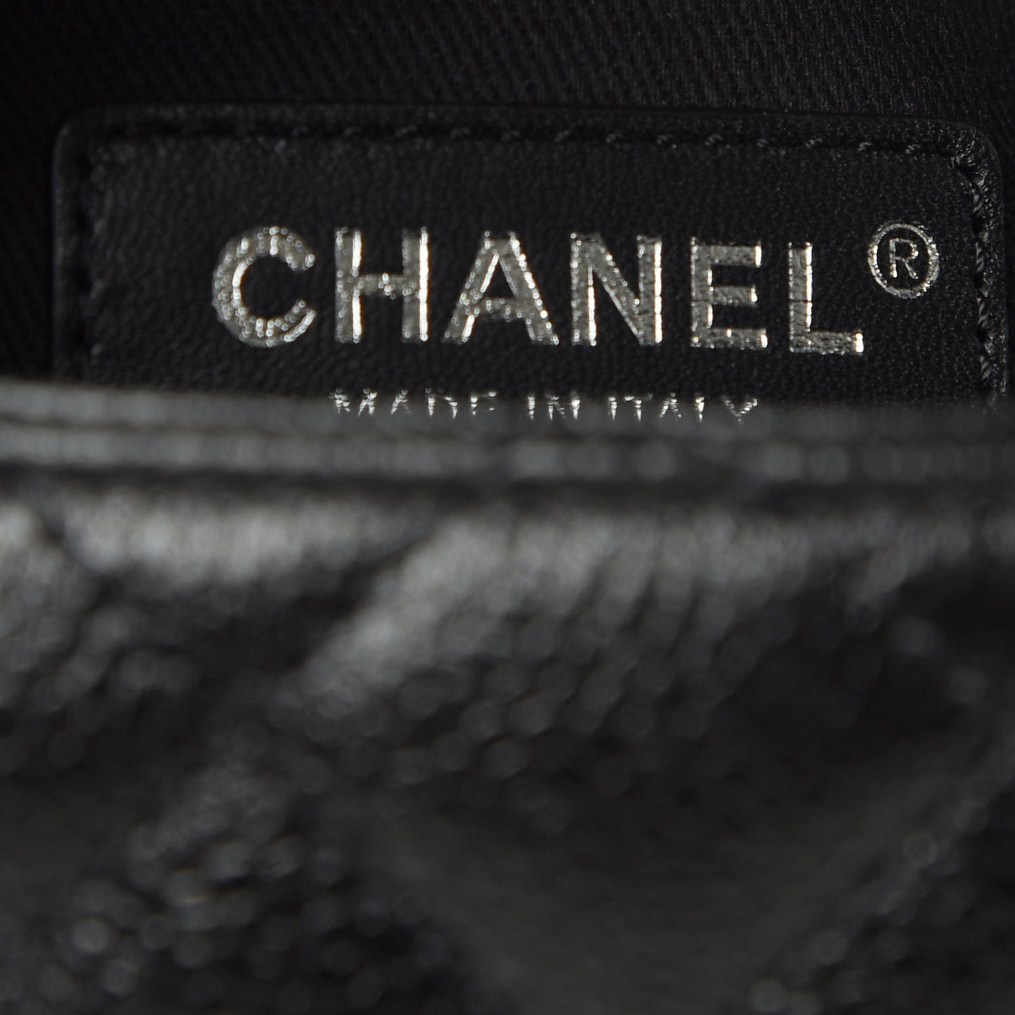 Caviar Quilted Mini Coco Handle Flap So Black