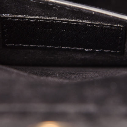 Saint Laurent Metallic Calfskin Small Classic Monogram Kate Satchel Gold 8 of 14