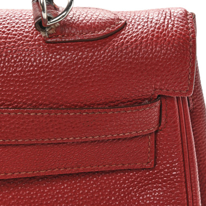 Hermes Togo Kelly Retourne 35 Rouge Garance 15 of 23