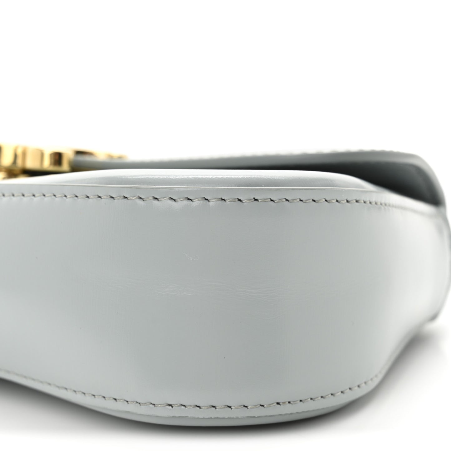 Shiny Calfskin Teen Lola Bag Ice Blue
